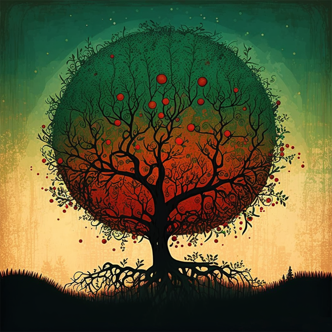 The Pomegranate, Apple-Tree, and Bramble panel 2
